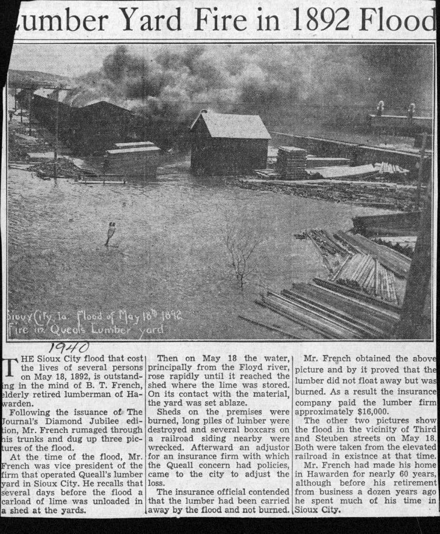 Queal Lumber, 1892